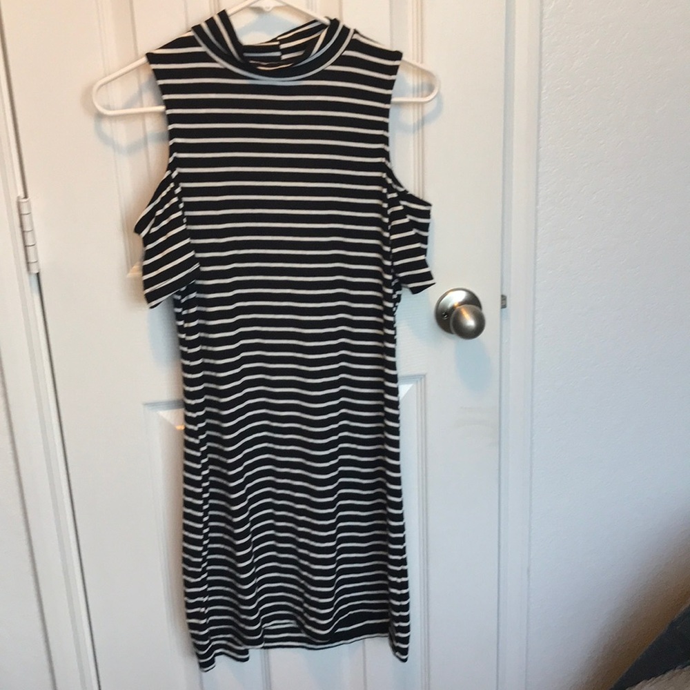 Black and white dress
